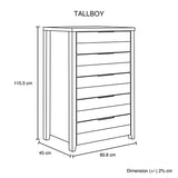 Alice Tallboy White Ash