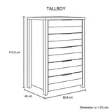 4 Pieces Bedroom Suite Natural Wood Like MDF Structure Double Size Oak Colour Bed, Bedside Table & Tallboy