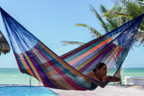 Jumbo Plus Size Mayan Legacy Nylon Mexican Hammock in Mexicana  Colour