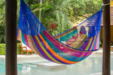 Jumbo Plus Size Mayan Legacy Nylon Mexican Hammock in Mexicana  Colour