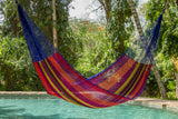 Jumbo Plus Size Mayan Legacy Nylon Mexican Hammock in Mexicana  Colour