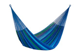 Jumbo Plus Size Mayan Legacy Nylon Mexican Hammock in Oceanica Colour