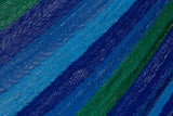Jumbo Plus Size Mayan Legacy Nylon Mexican Hammock in Oceanica Colour