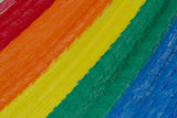 Jumbo Plus Size Mayan Legacy Nylon Mexican Hammock in Rainbow Colour