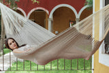 King Size Outoor Cotton Mayan Legacy Mexican Hammock in  Dream Sands