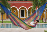 King  Size Outoor Cotton Mayan Legacy Mexican Hammock in Mexicana