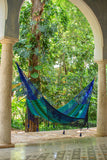 King Size Mayan Legacy Deluxe Outdoor Cotton Mexican Hammock  in Caribe Colour