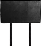 PU Leather Single Bed Headboard Bedhead - Black