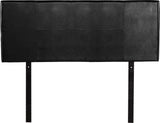 PU Leather Double Bed Headboard Bedhead - Black