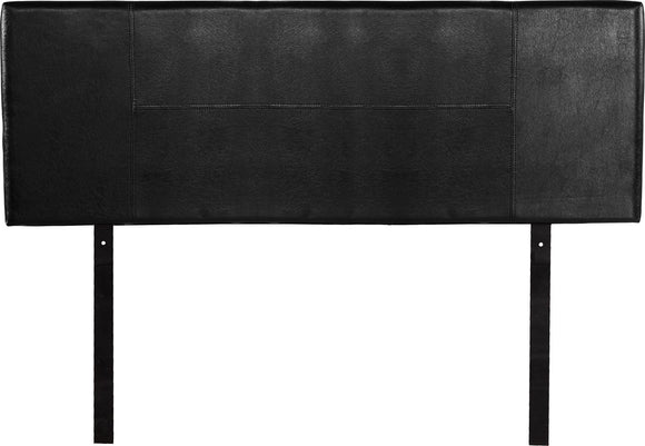 PU Leather Queen Bed Headboard Bedhead - Black