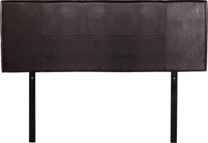 PU Leather Queen Bed Headboard Bedhead - Brown