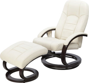 PU Leather Massage Chair Recliner Ottoman Lounge Remote