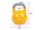 8KG, 12KG, 16KG Pro-Grade Steel KettleBell Set