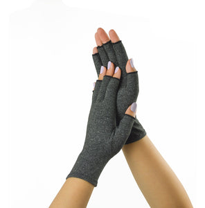 Arthritis Gloves Compression Joint Finger Hand Wrist Support Brace - Medium