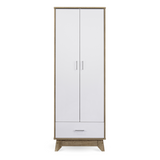 2 Door Wardrobe w/ Drawer Oak