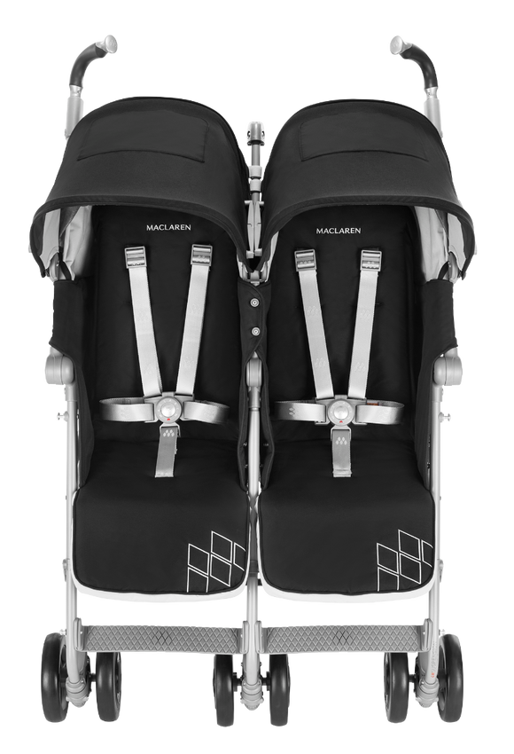 Twin Techno Stroller - Black